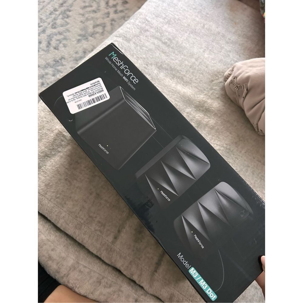 MeshForce M3 WiFi System (M3 – Midnight Black) Meshforce M3 Suite Whole Home WiF